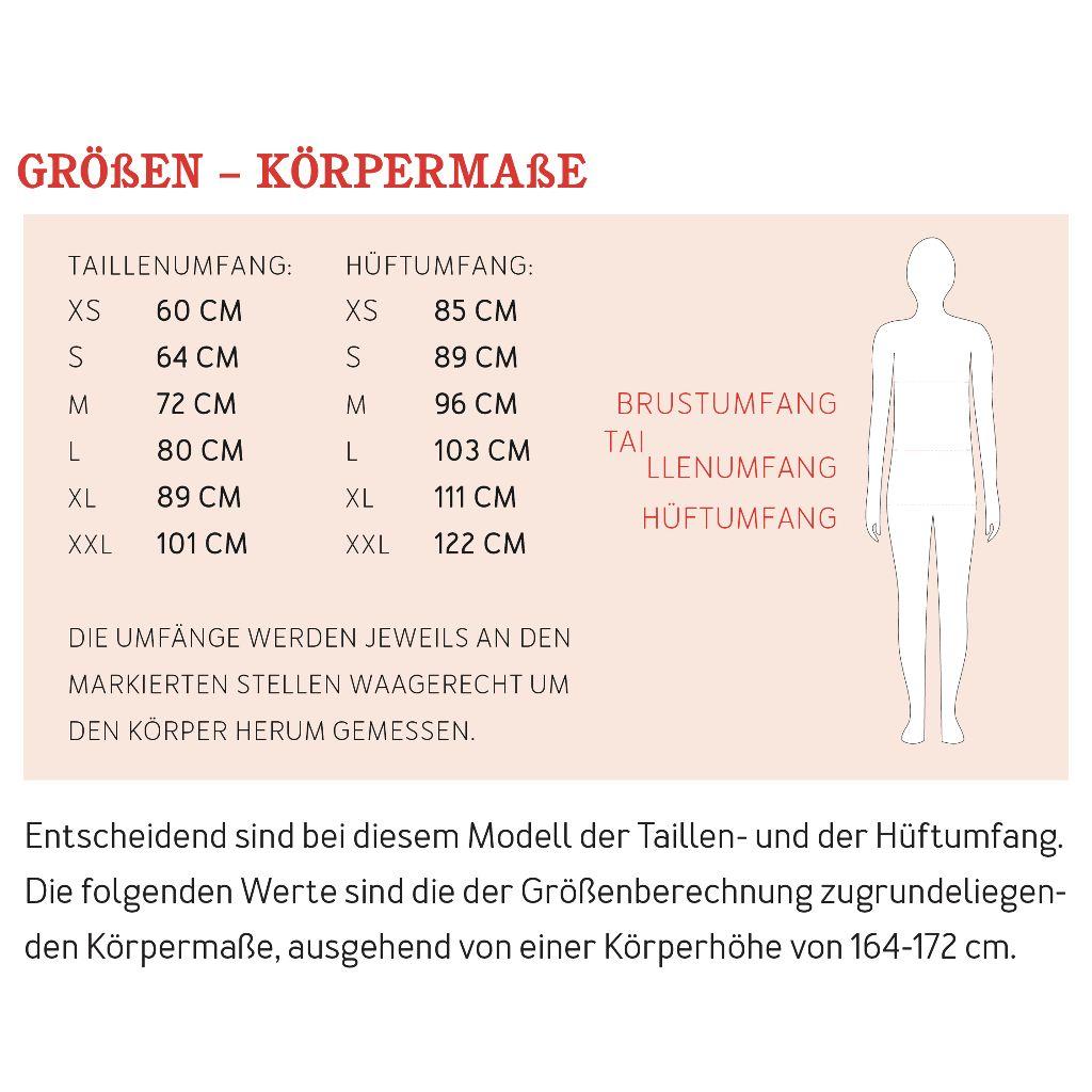 Papierschnittmuster Jerseyhose mit Bundfalte Frau Ada XS-XXL